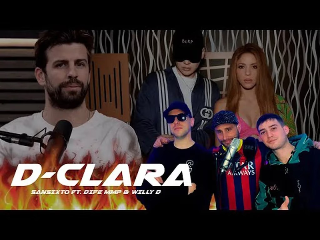 “D-Clara”, la canción viral a favor de Gerard Piqué que le responde a Shakira y Bizarrap