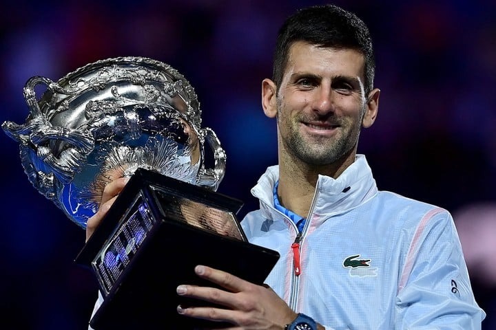 Novak Djokovic hizo un gran esfuerzo y se aprendió la letra de “Muchachos” tras salir campeón en Australia