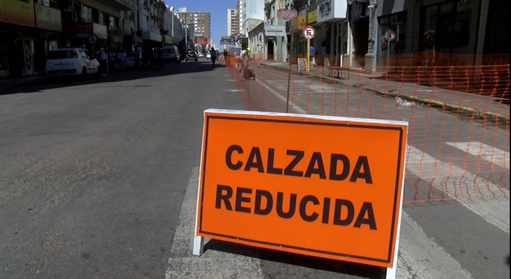 Obras en el centro: trabajos en la semipeatonal de Belgrano-Donado