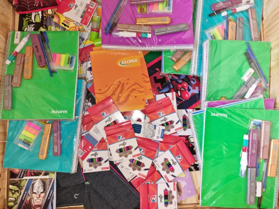 Edes lanzó una Misión Solidaria para donar útiles escolares y libros a escuelas de la región