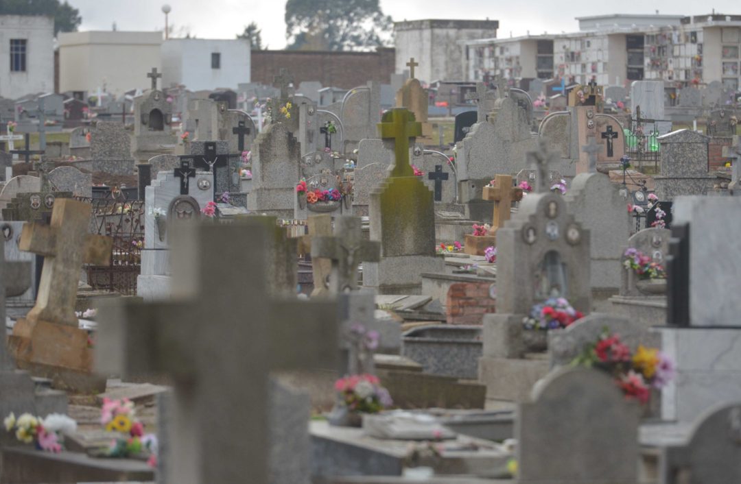 Dos personas detenidas por robo de placas en el cementerio local