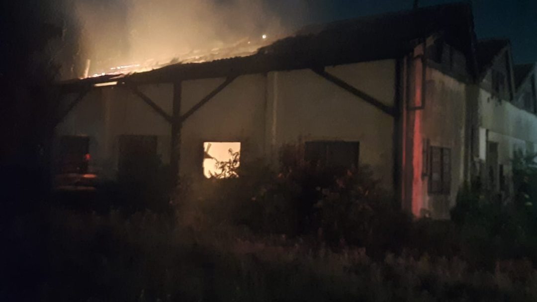 Incendio en los Talleres Maldonado