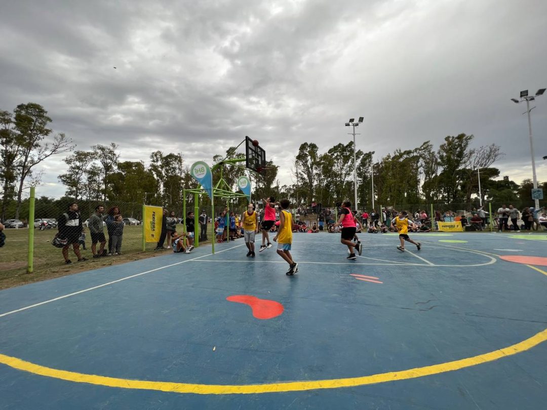 basket 3 x 3 cancha parque