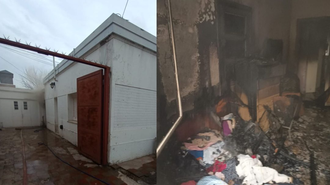 Por una plancha, se incendió una casa de Brasil 140