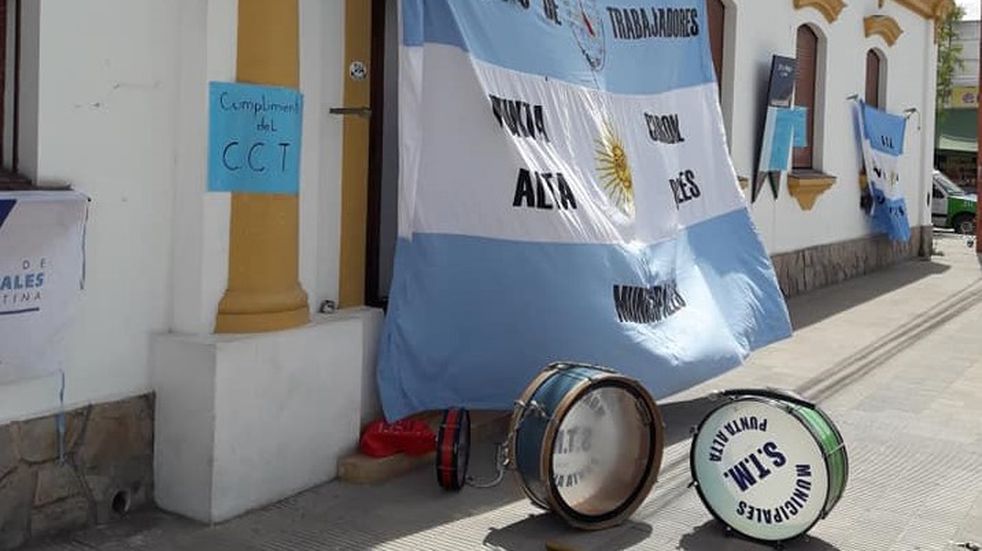 Punta Alta: comenzó el paro de municipales por 72 horas