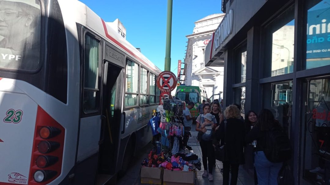 Una pasajera de la 513 terminó con heridas y hospitalizada