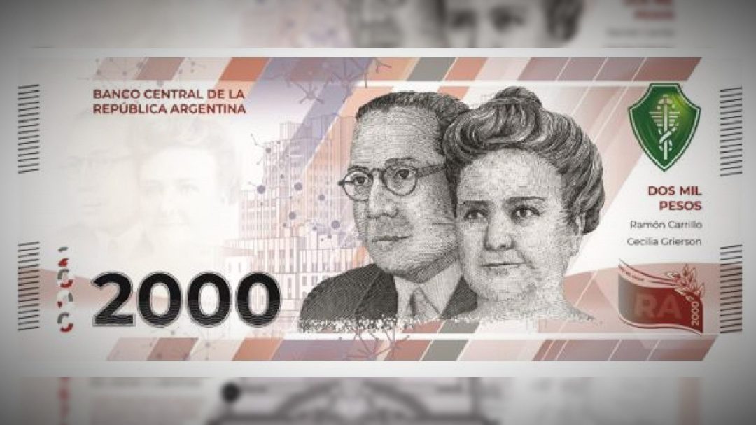 El nuevo billete de $ 2000 ya está en circulación: cómo es y cómo detectar los falsos