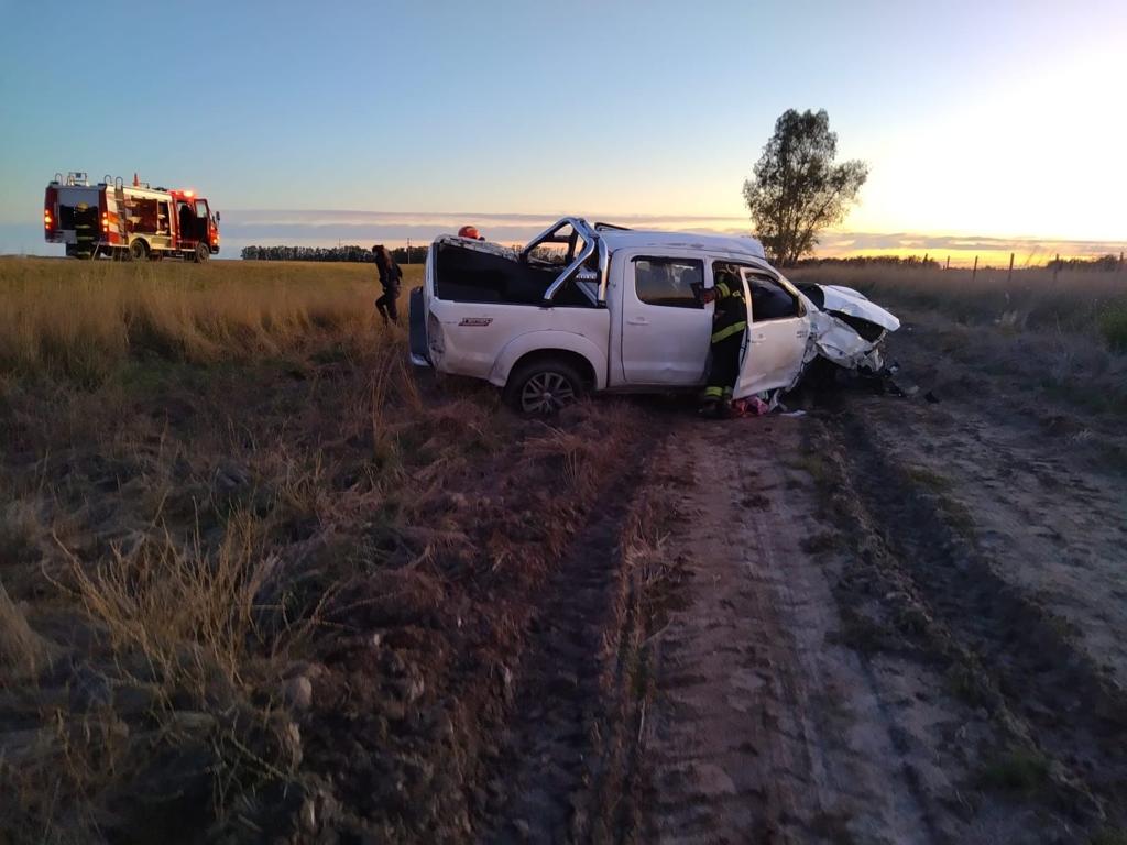 Falleció una beba de 6 meses tras un vuelco en la Ruta 3