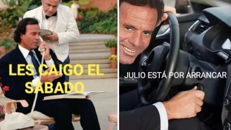 A menos de 24 horas del inicio del nuevo mes, explotaron los mejores memes de Julio Iglesias