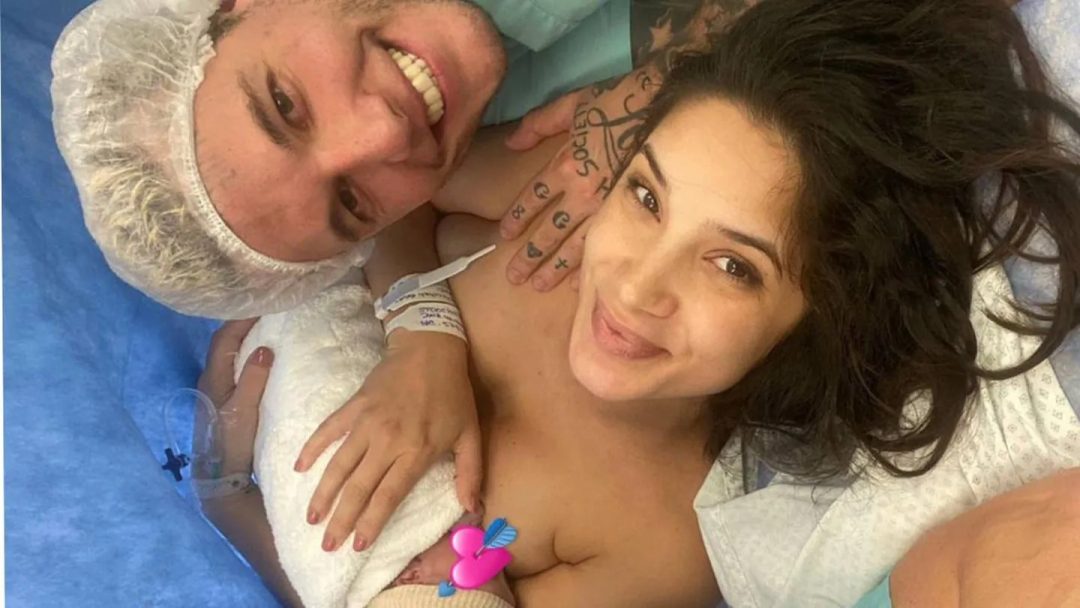 Melody Luz reveló el nombre de su hija a pocas horas de su nacimiento