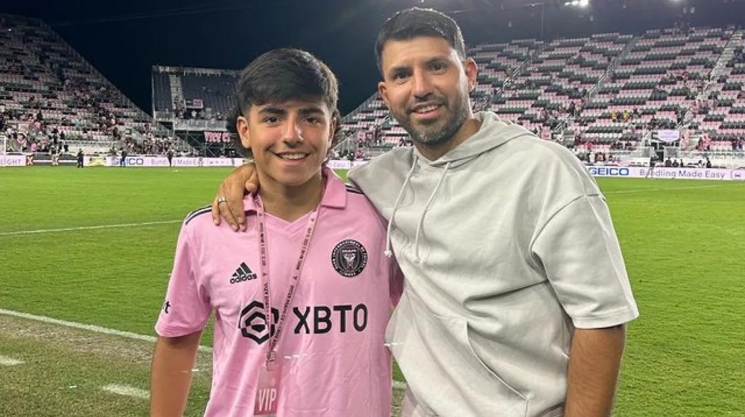 El emotivo posteo del Kun Agüero en el que mostró su lado más sensible con su hijo Benjamín