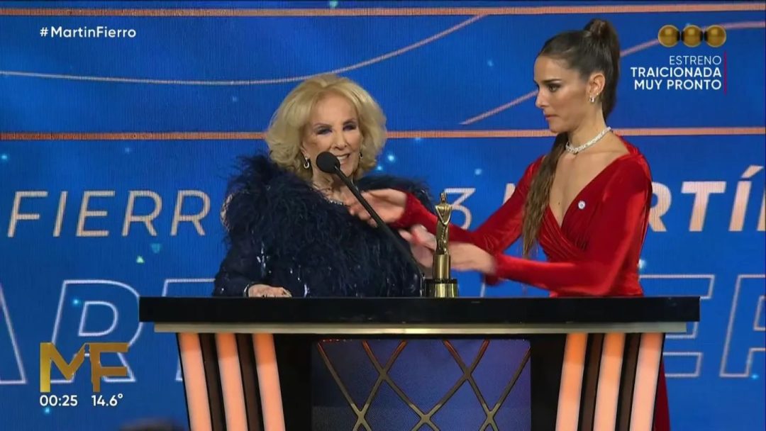 Mirtha Legrand ganó en “Mejor labor conducción femenina” y reveló cuántos Martín Fierro tiene