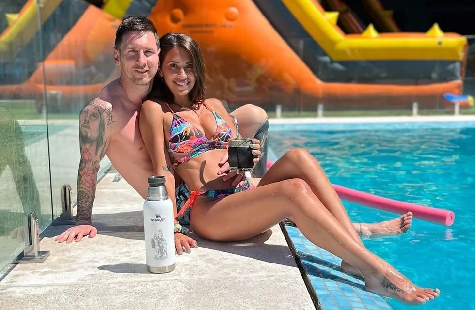 Antonela Roccuzzo publicó postales del “paraíso” junto a Lionel Messi en Bahamas