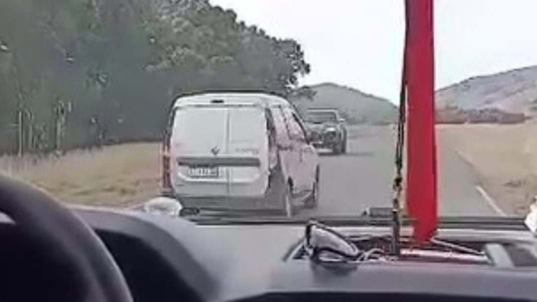 Video: filman a una conductora imprudente en la ruta hacia Sierra de la Ventana