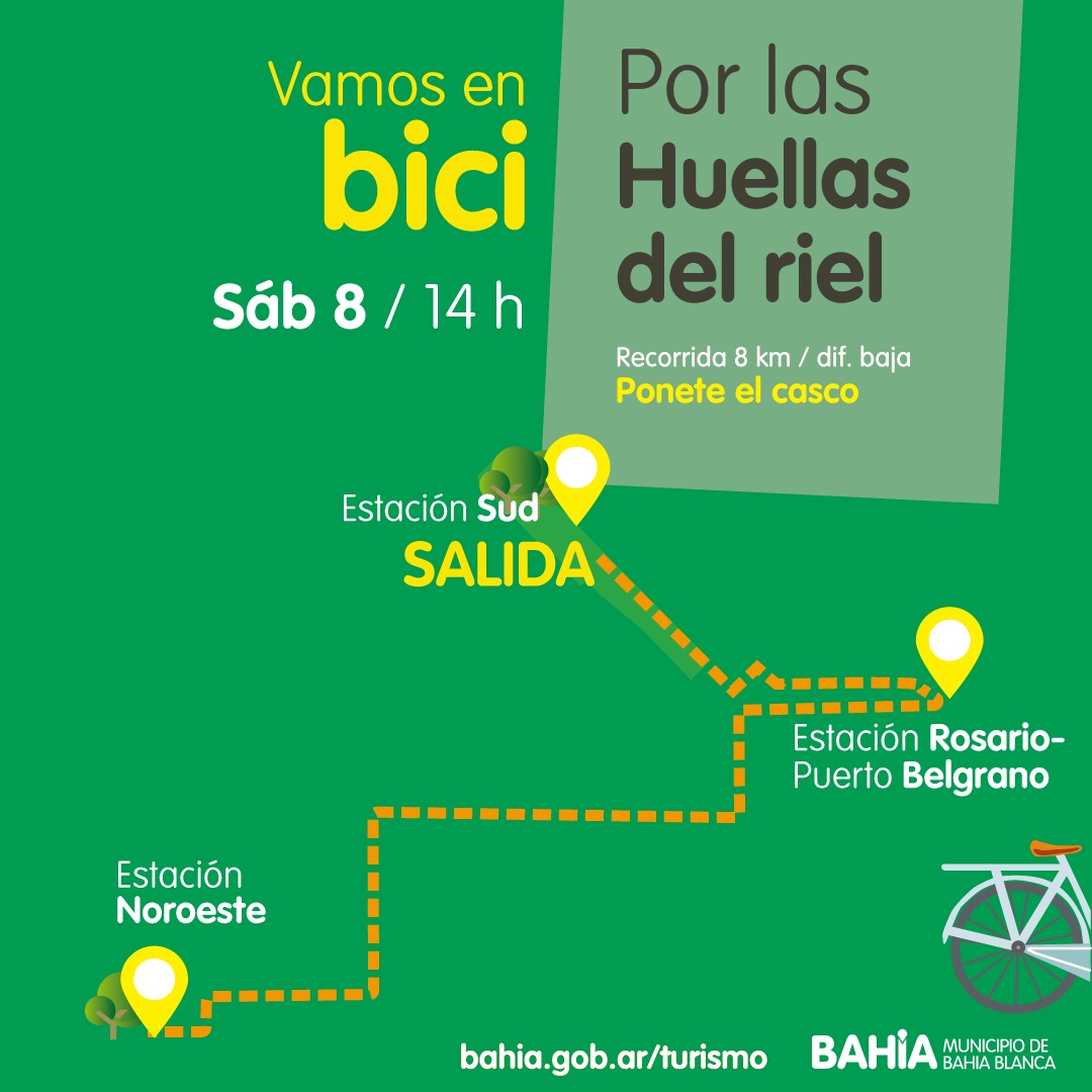 Paseo en bici por las “Huellas del Riel”