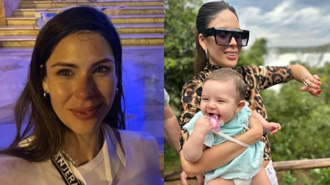 Barby Franco cumplió la promesa que le hizo a la Virgen de Luján junto a su beba Sarah Burlando