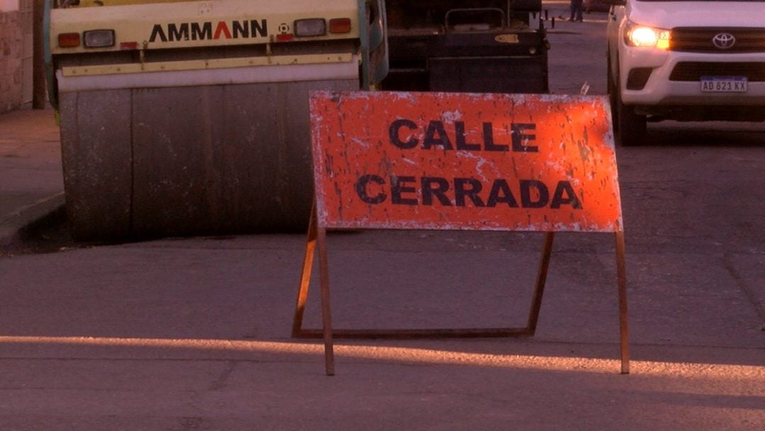 Cortes de calles, en nuestro medio, ante diversos trabajos de mejoras.