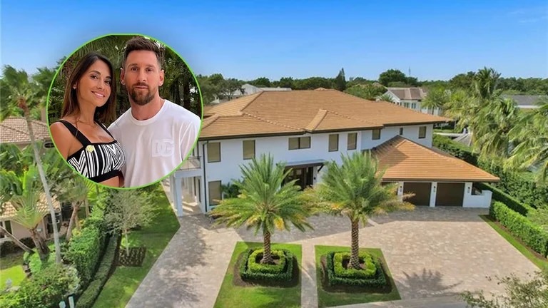 Messi compró una mansión de 10 millones de dólares para vivir en Miami: los detalles