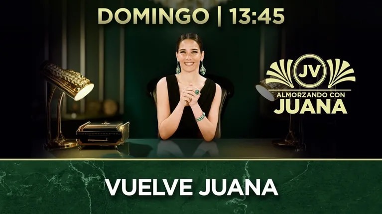 Así es el nuevo estudio de Juana Viale para sus almuerzos