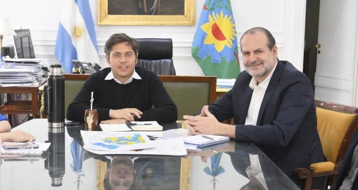 La reconstrucción tras el temporal: Susbielles se reunió con Kicillof