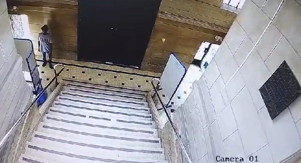 Así fue el robo en la Biblioteca Rivadavia