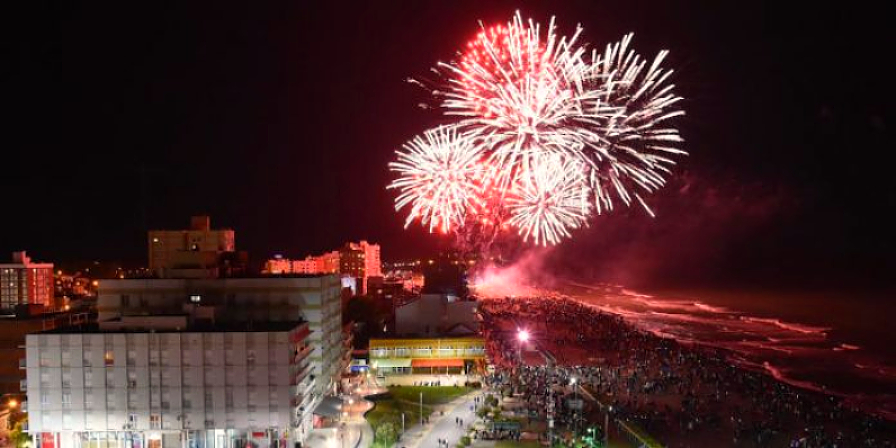 Confirmado el show de fuegos artificiales para recibir el nuevo año en la playa