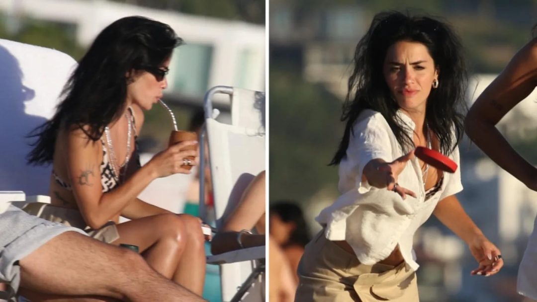 Las fotos de Lali Espósito relajada y con amigos en la playa: mate, tejo y atardecer