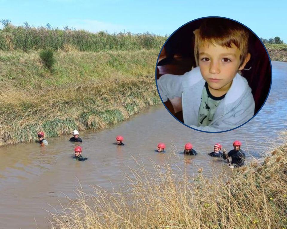 Tres Arroyos: continúa la intensa búsqueda del niño 8 años que cayó a un arroyo