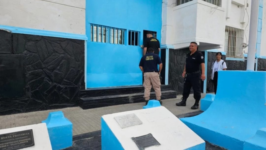 Allanamiento en la Unidad penal de Villa Floresta por una causa de extorsión