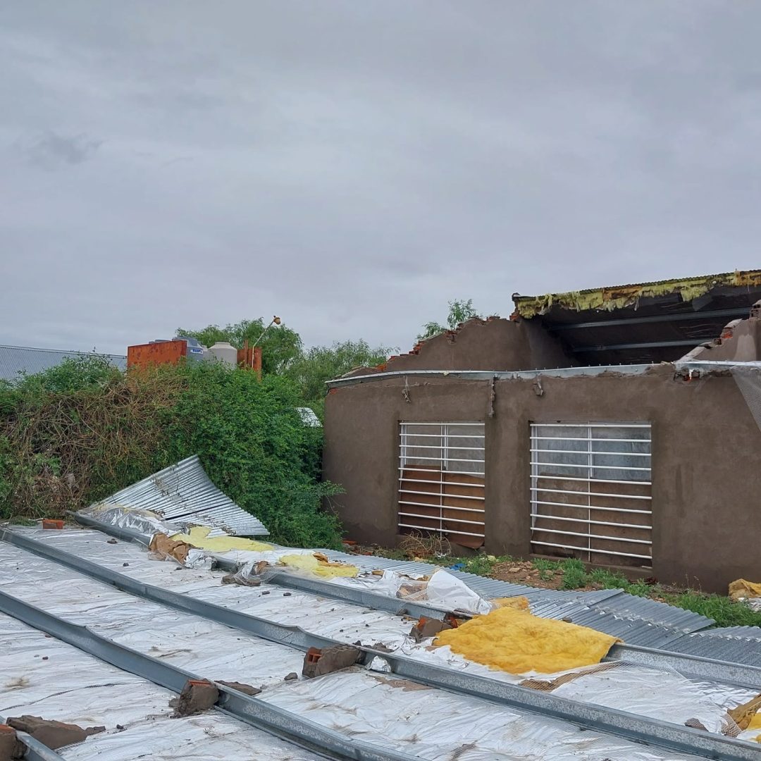 La Biblioteca Martín Allica necesita ayuda luego de los destrozos que provocó el temporal