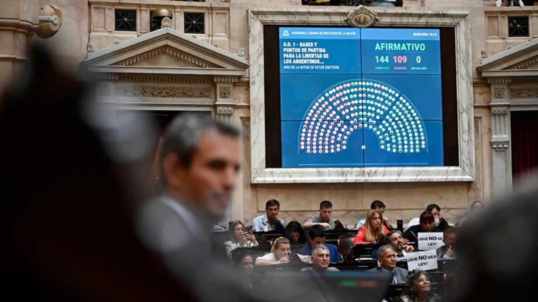 Comienza la votación decisiva en Diputados por la Ley Ómnibus: uno por uno, los artículos que están en disputa