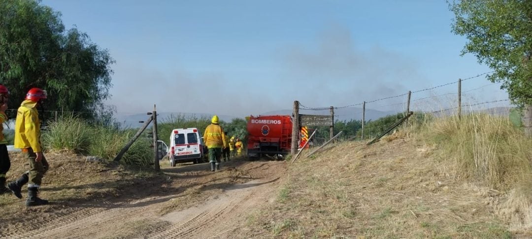 El fuego en las sierras se encuentra contenido y controlado