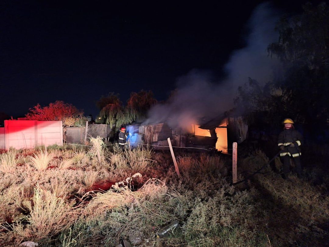 Un incendio destruyó una vivienda