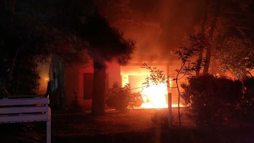 Confirmaron que fue intencional el incendio de una casa en Monte Hermoso
