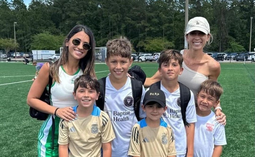 Thiago Messi y Benjamín Suárez, otra vez campeones con el Inter Miami: el posteo de Anto Roccuzzo