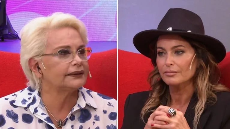 Picante mano a mano entre Carmen Barbieri y Karina Mazzocco tras sus cruces públicos