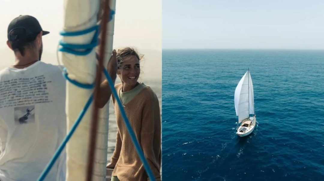 Juana Viale y su novio empezaron una nueva etapa de su travesía por el Atlántico: las fotos de la expedición
