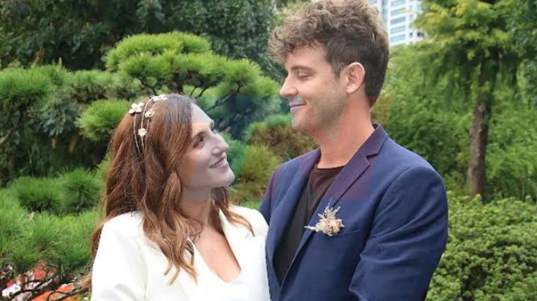 Carolina Amoroso se casó por civil con Guido Covini en el Jardín Japonés: las fotos