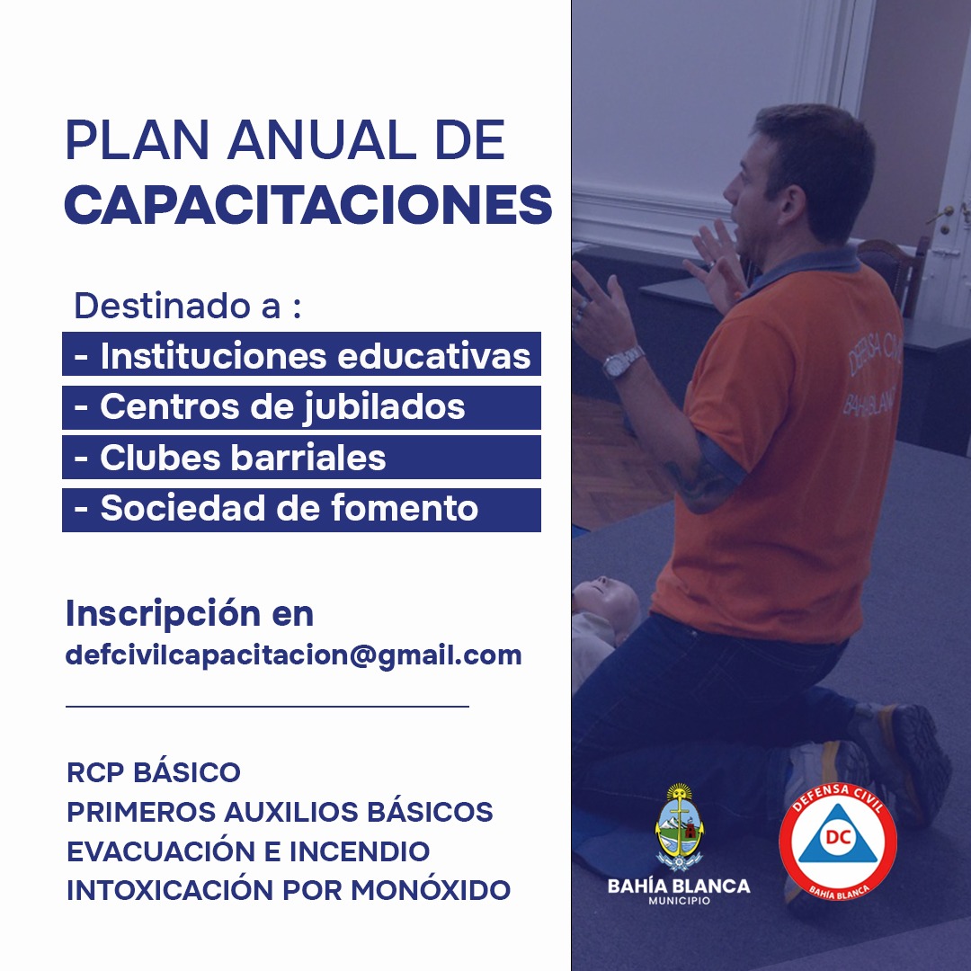 El Municipio brindará cursos de seguridad vial, primeros auxilios y prevención de accidentes domésticos