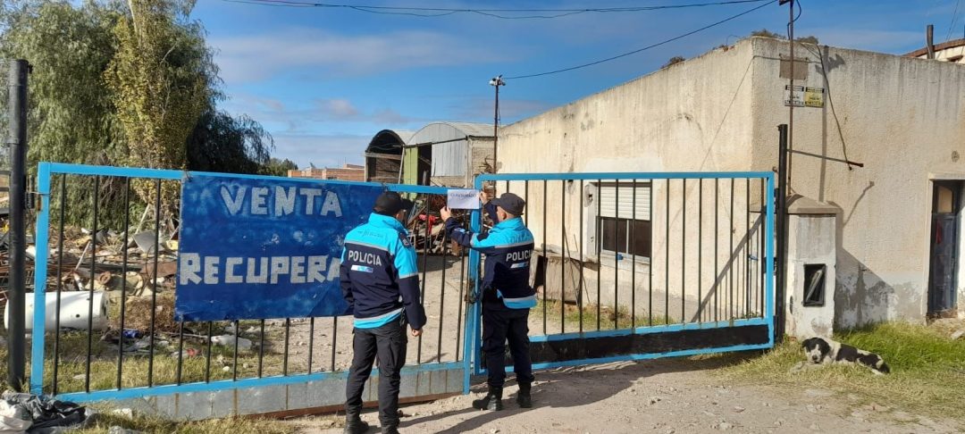 Clausura de chatarrerías tras un amplio operativo