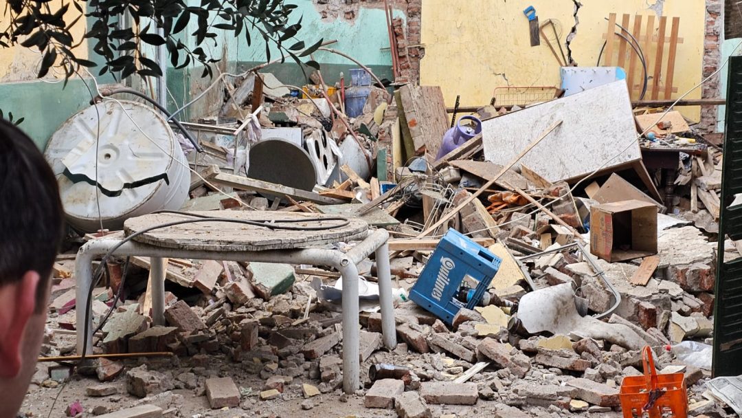 Explotó una garrafa en una vivienda y un hombre de 76 años resultó con importantes heridas
