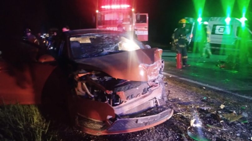 Trágico accidente en la ruta 3: una hombre falleció y otras cuatro personas resultaron heridas