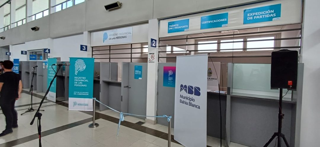 Registro de las personas: inauguraron una nueva oficina en la terminal de ómnibus
