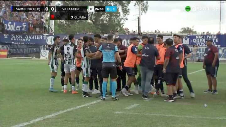 Polémica y final escandaloso en el Federal A con la derrota de Villa Mitre