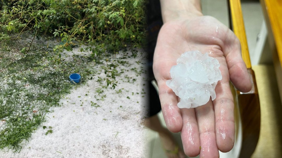 Tormenta de granizo azotó fuertemente en Bahía Blanca