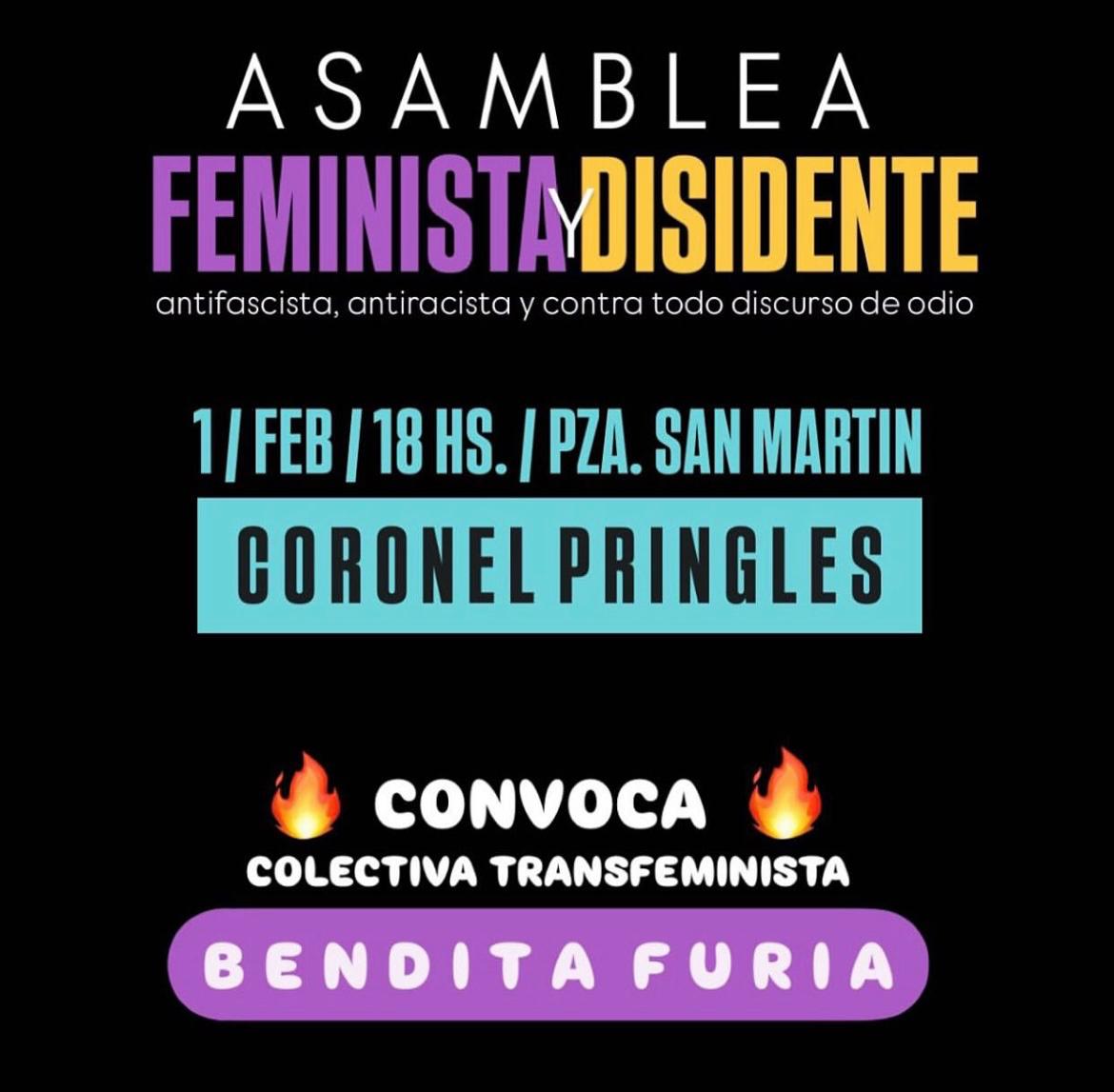 Pringles: los organizadores de la marcha antifascista no quieren que un diario de la localidad cubra la manifestación