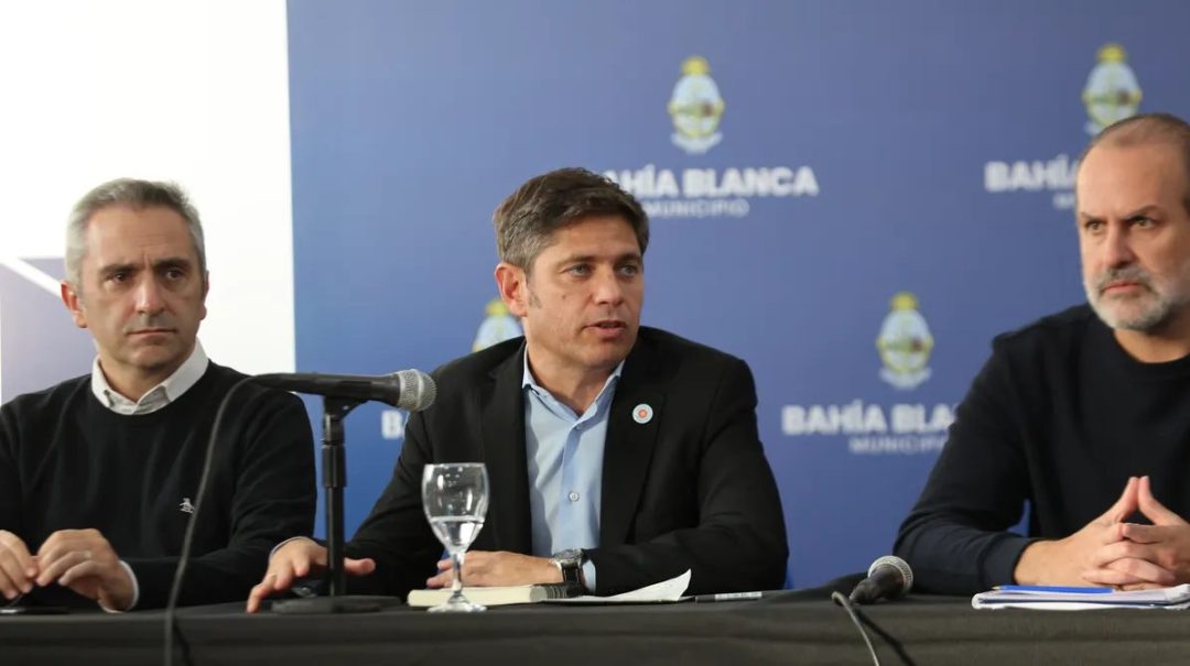 Kicillof en Bahía Blanca: “El problema no es si hay plata, sino cuáles son las prioridades”