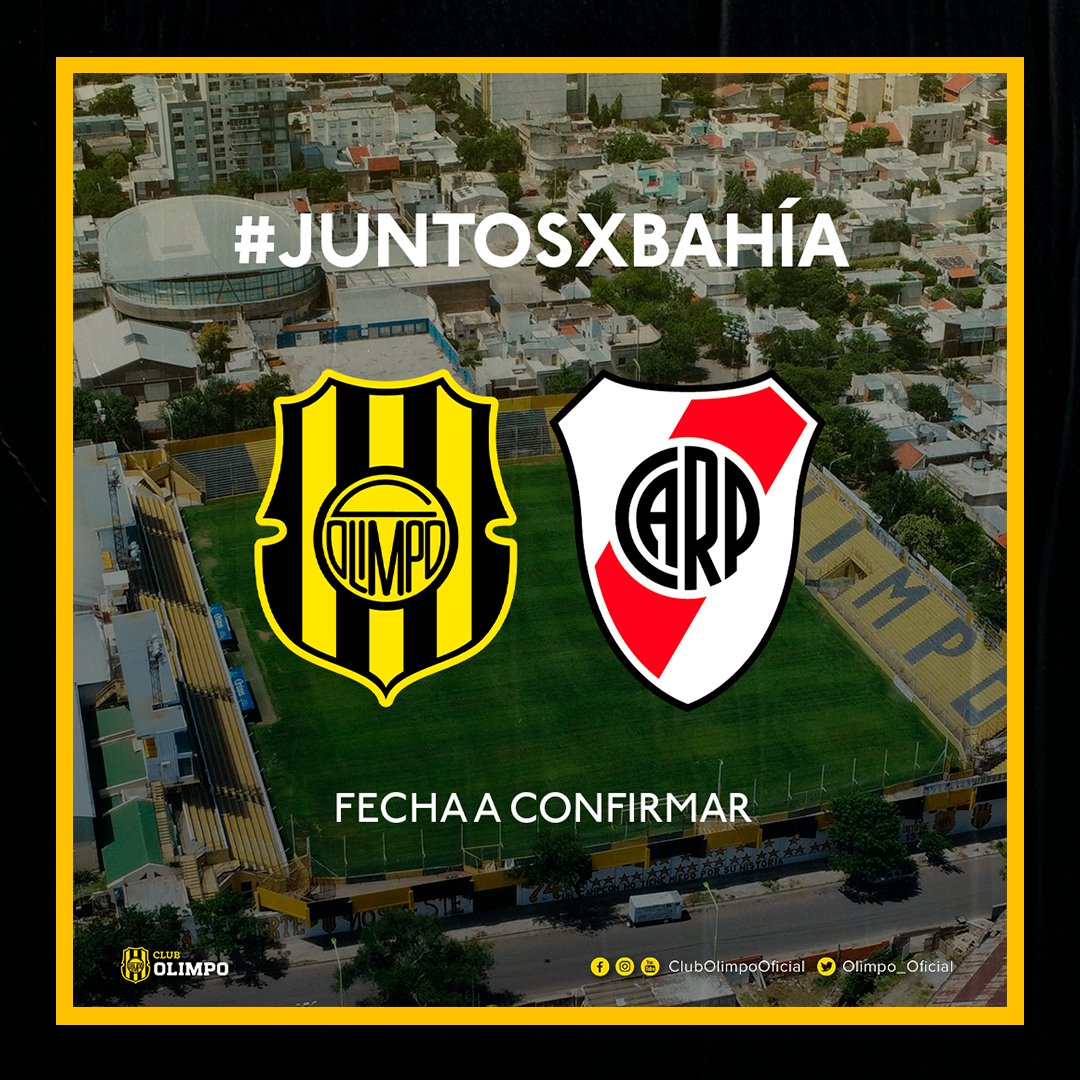Olimpo y River jugarán un partido solidario para ayudar a las víctimas del temporal