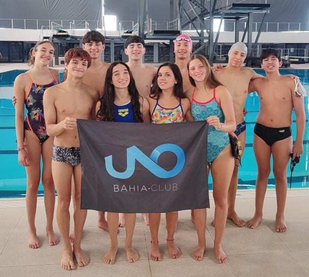 Finalizó el Campeonato República de Natación con buenos resultados para los nadadores de Uno Bahía Club