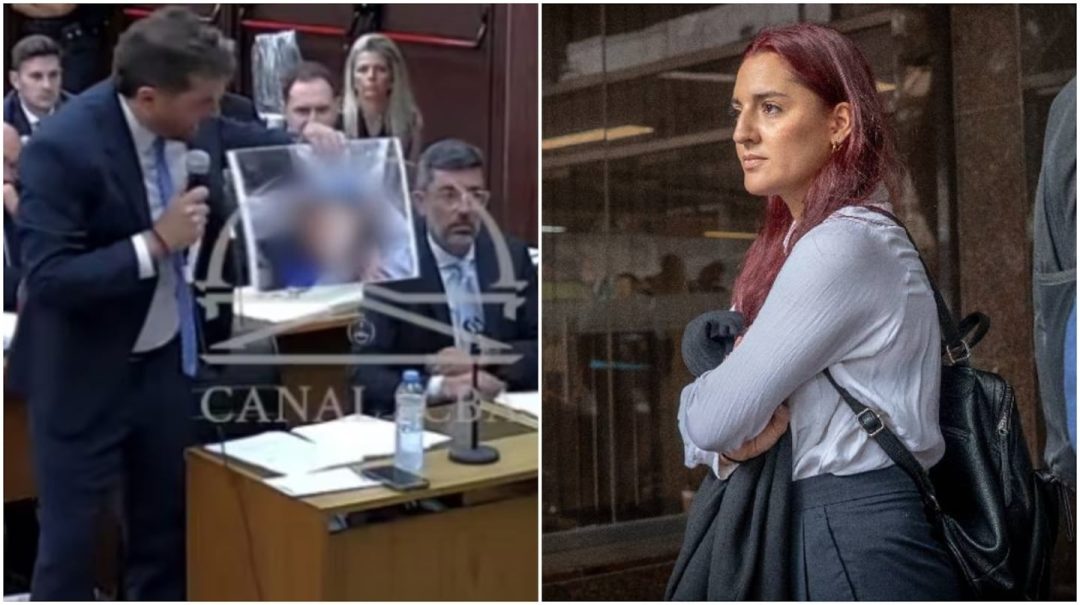 La reacción de Jana Maradona cuando en la audiencia avisaron que iban a mostrar imágenes de la autopsia
